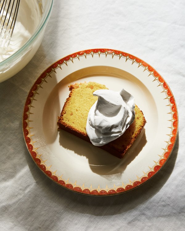 Lemony turmeric tea cake