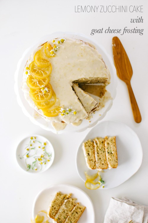 Lemony zucchini cake