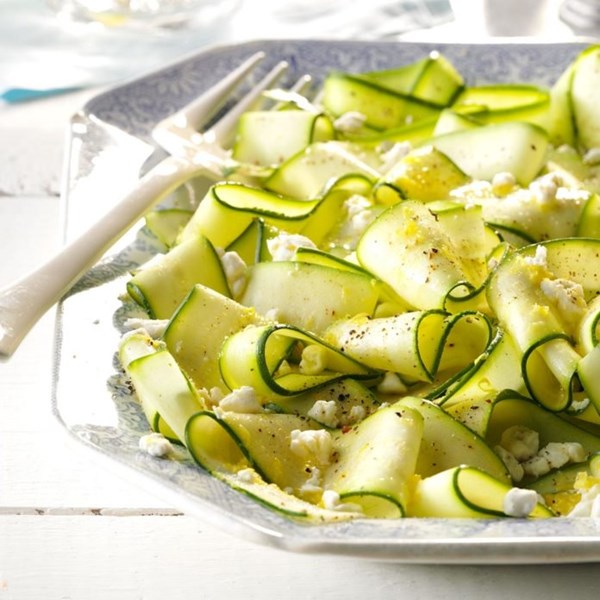 Lemony zucchini ribbons