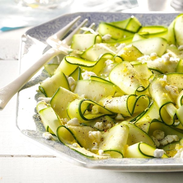 Lemony zucchini ribbons
