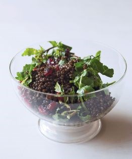 Lentil & cranberry salad