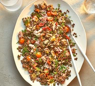 Lentil & tuna salad