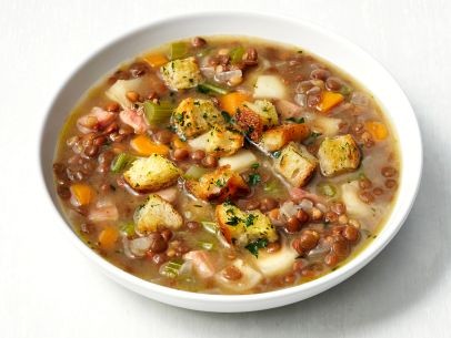 Lentil and ham soup