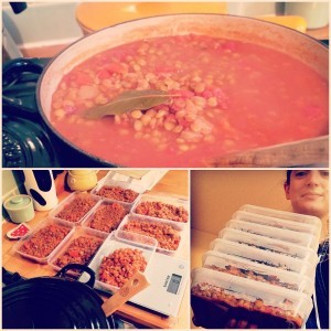 Lentil and red pepper chilli