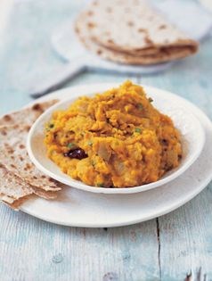 Lentil and split mung bean dhal with mustard and cumin