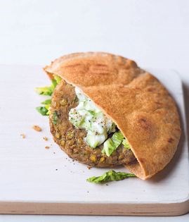 Lentil burger