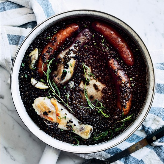 Lentil cassoulet