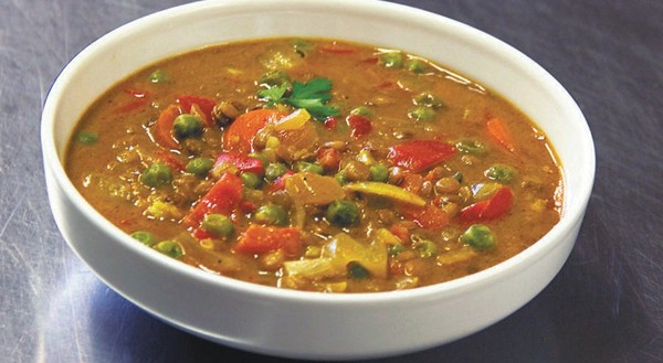 Lentil curry stew