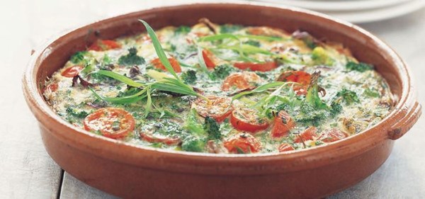 Lentil frittata