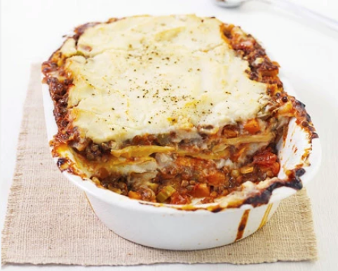 Lentil lasagne