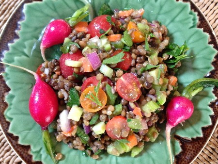 Lentil salad