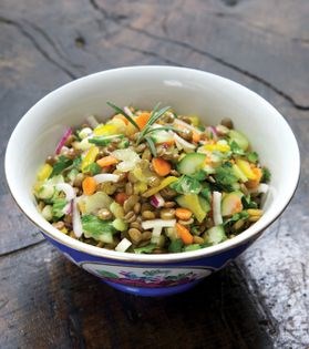 Lentil salad (Salad-e adas)