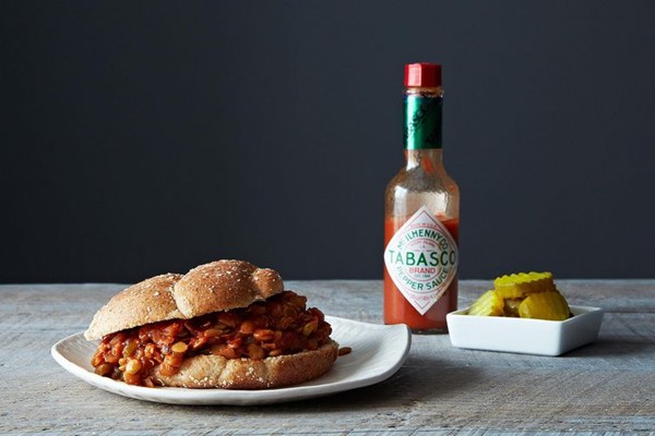 Lentil sloppy Joes