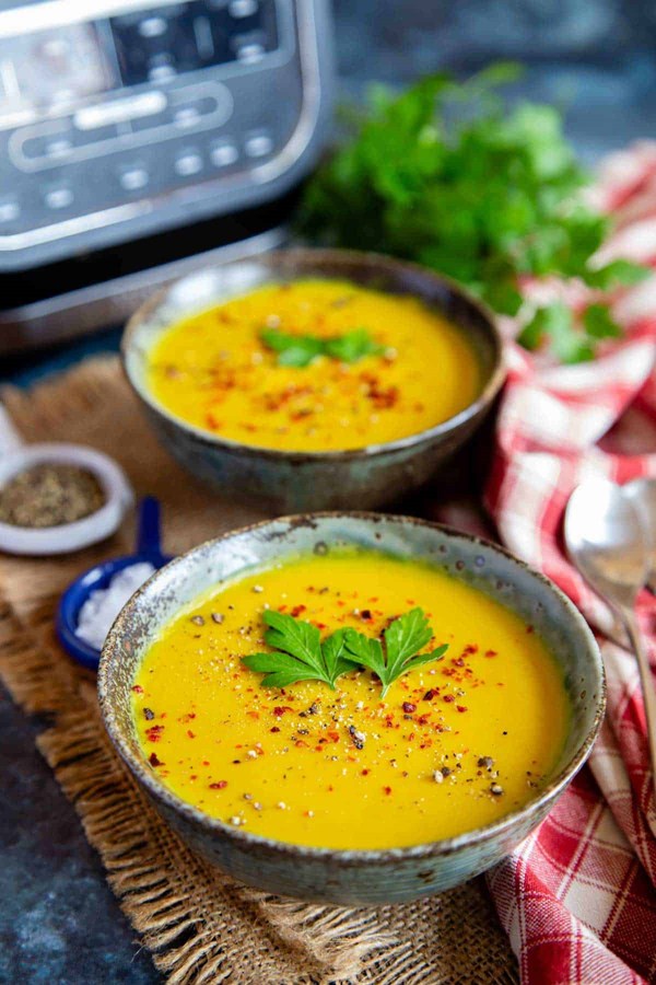 Lentil soup in a soup maker