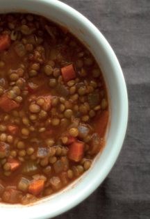 Lentil soup (Lekja supa)