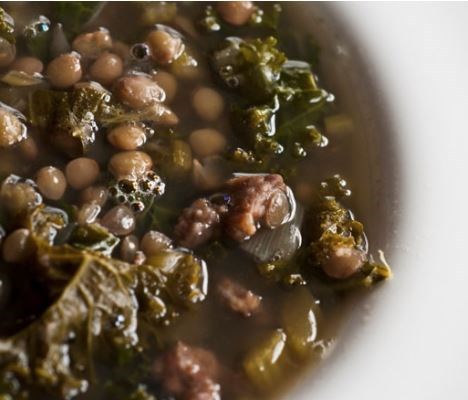 Lentil soup with chard and lemon (Adas bi haamud)