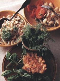 Lentil tart with rice crunch pastry