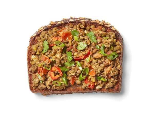 Lentil toast