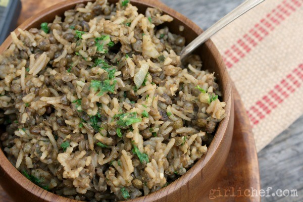 Lentils with rice