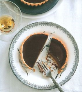 Lesley's individual double chocolate tarts