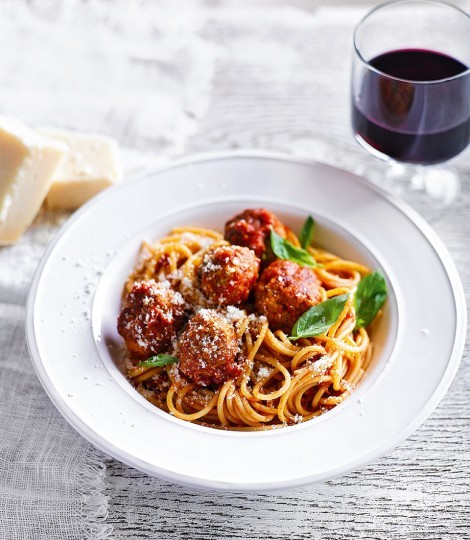 Les's spaghetti and meatballs