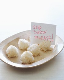 Let it snow coconut cookies