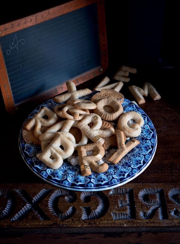 Letter cookies