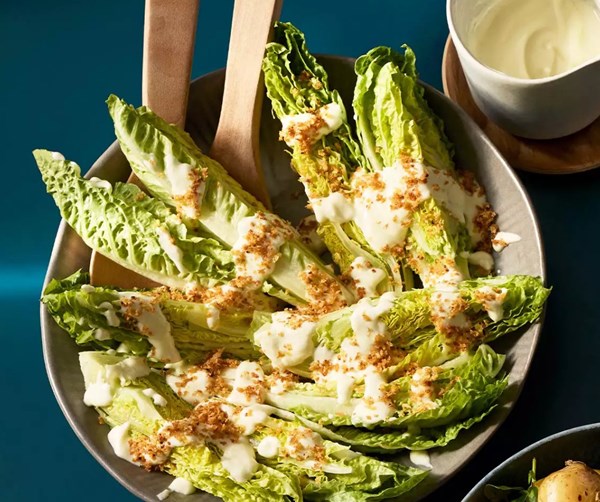 Lettuce wedges with buttermilk dressing