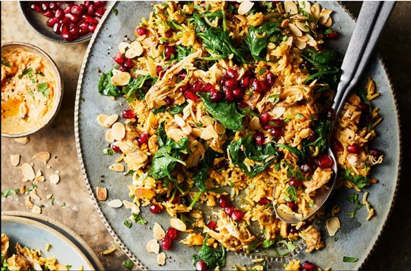 Levantine chicken baked rice