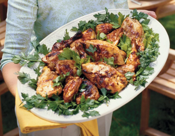 Lexington-style grilled chicken