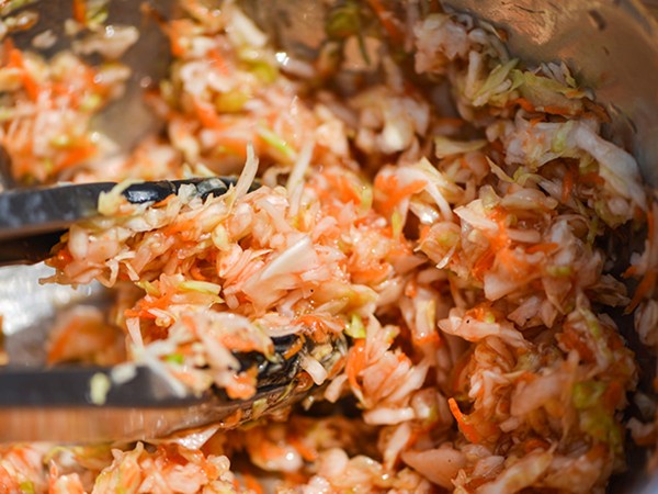 Lexington-style red coleslaw