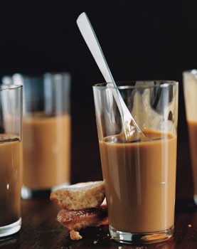 Licorice pudding