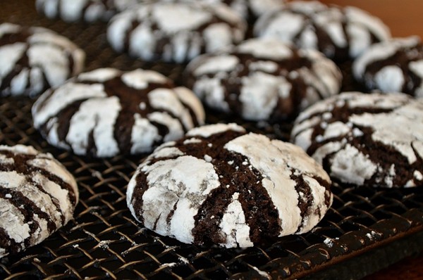 Lida Ward’s chocolate krinkle cookies