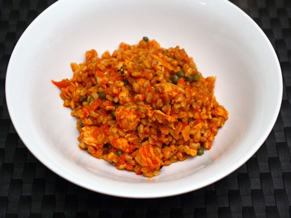 Lidia Bastianich's farro with tuna and tomatoes