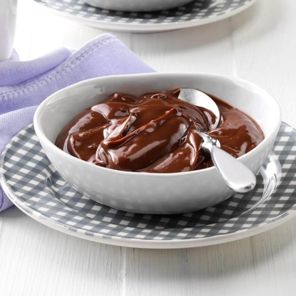 Light & creamy chocolate pudding