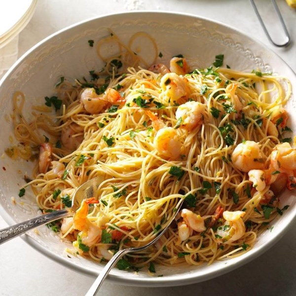 Light & lemony scampi