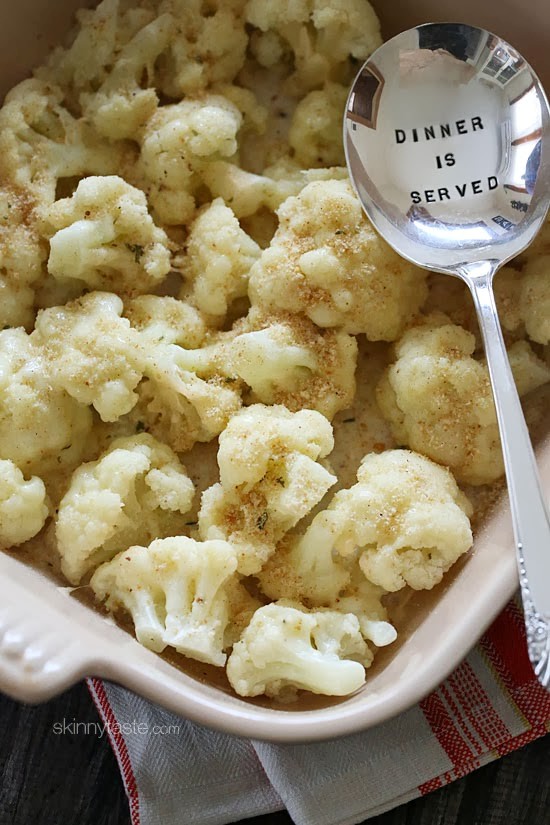 Light and easy cauliflower gratin