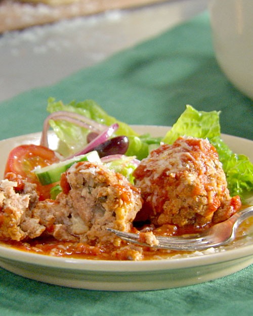 Light and fluffy meatballs
