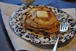 Light and fluffy pancakes