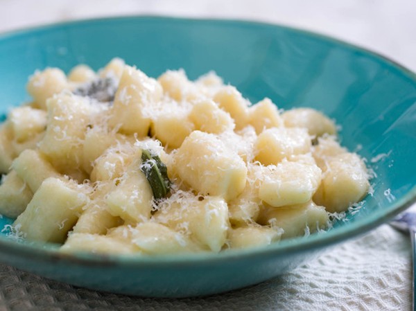 Light and tender potato gnocchi with sage-butter sauce