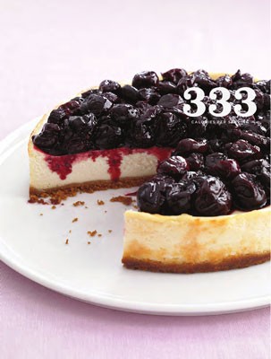 Light cherry cheesecake