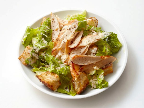 Light chicken Caesar salad