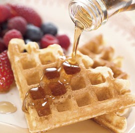 Light, crisp waffles