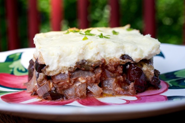 Lightened-up moussaka