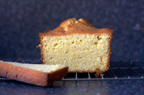 Lighter, airy pound cake