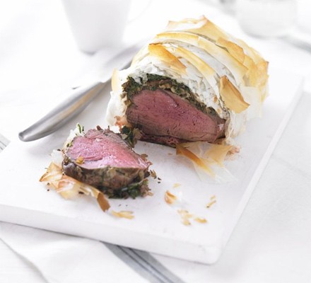 Lighter beef Wellington