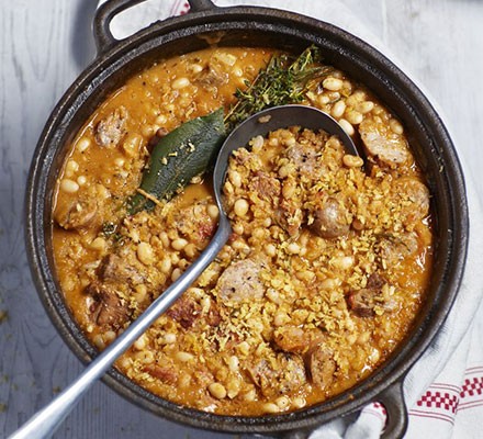 Lighter cassoulet