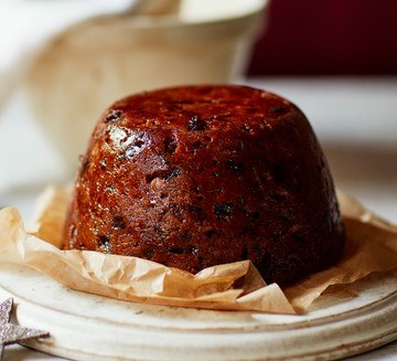 Lighter Christmas pudding