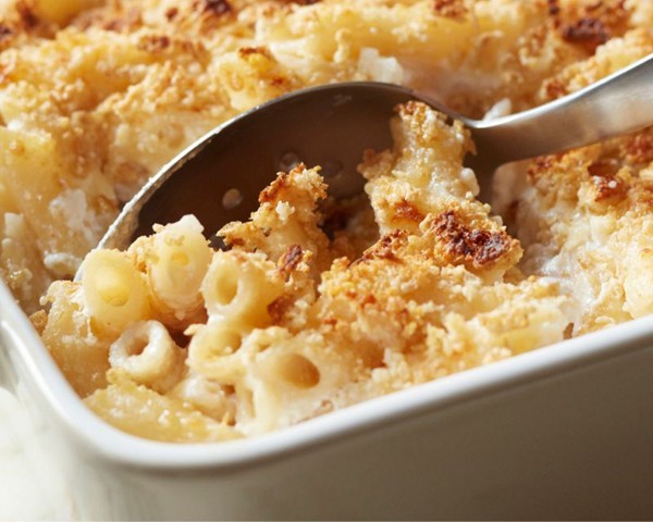 Lighter macaroni and cheese
