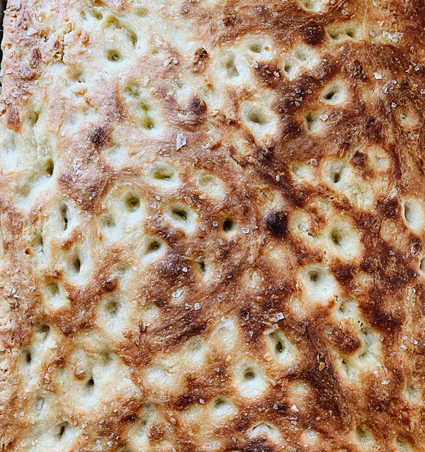 Ligurian focaccia